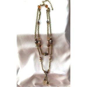 Avon NR Chain Beaded Necklace